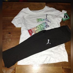 Girls Puma Two Piece Set